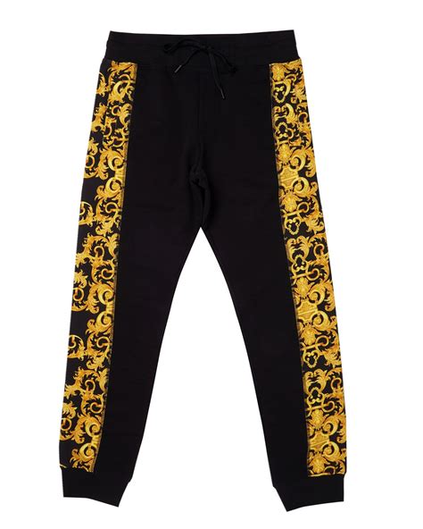 versace sweatpants men's|Versace denim pants.